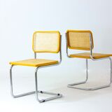 Set of 10 Breuer s32 chair, Italy 1970s