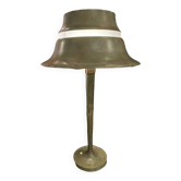 rare lampe à poser art déco de  jean perzel n°516 bronze verre opalin 1936