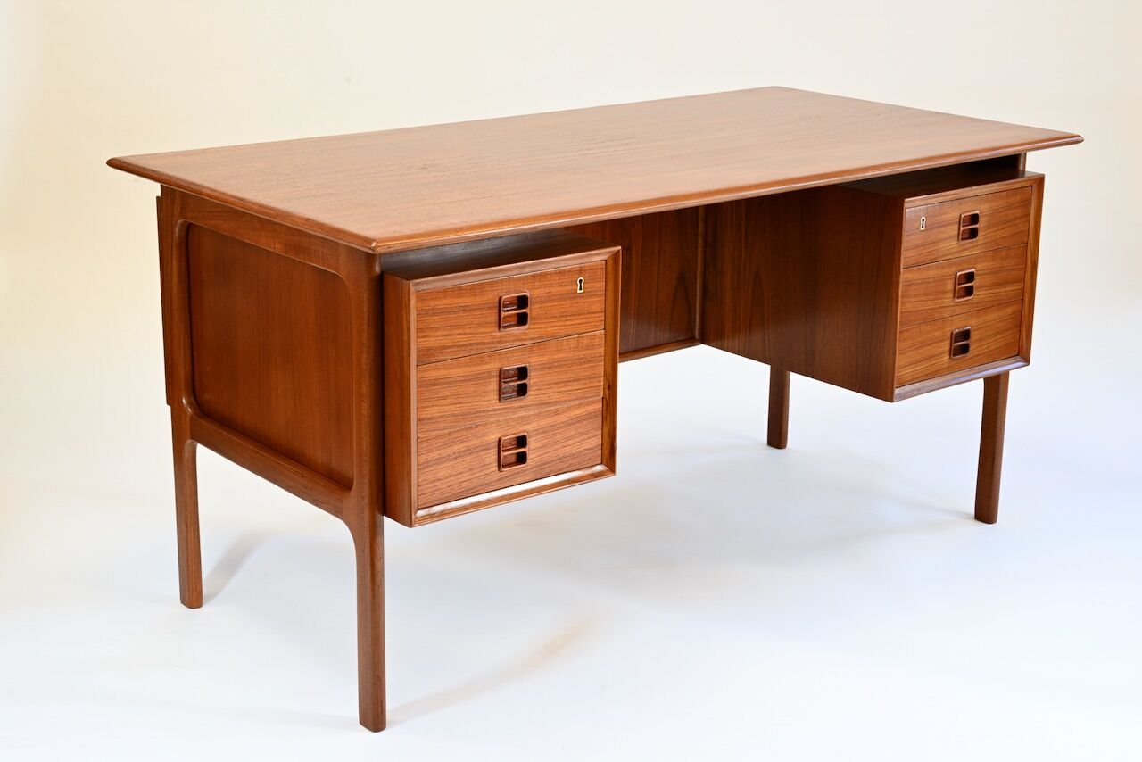 Vintage Danish teak office by Arne Vodder