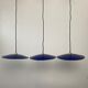 Lot 3 suspensions flat emaillees 28 cm