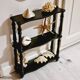 Lot of 2 old shelves