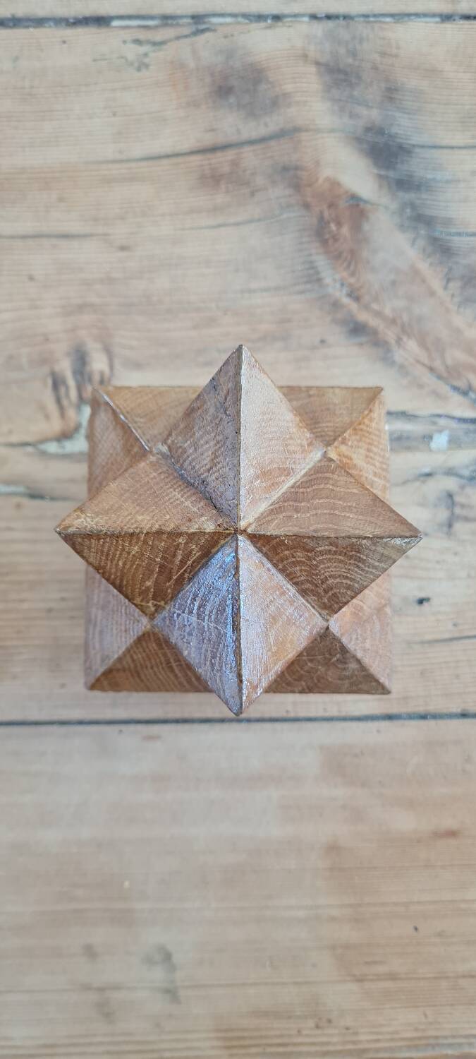 Sacndianve teak paperweight