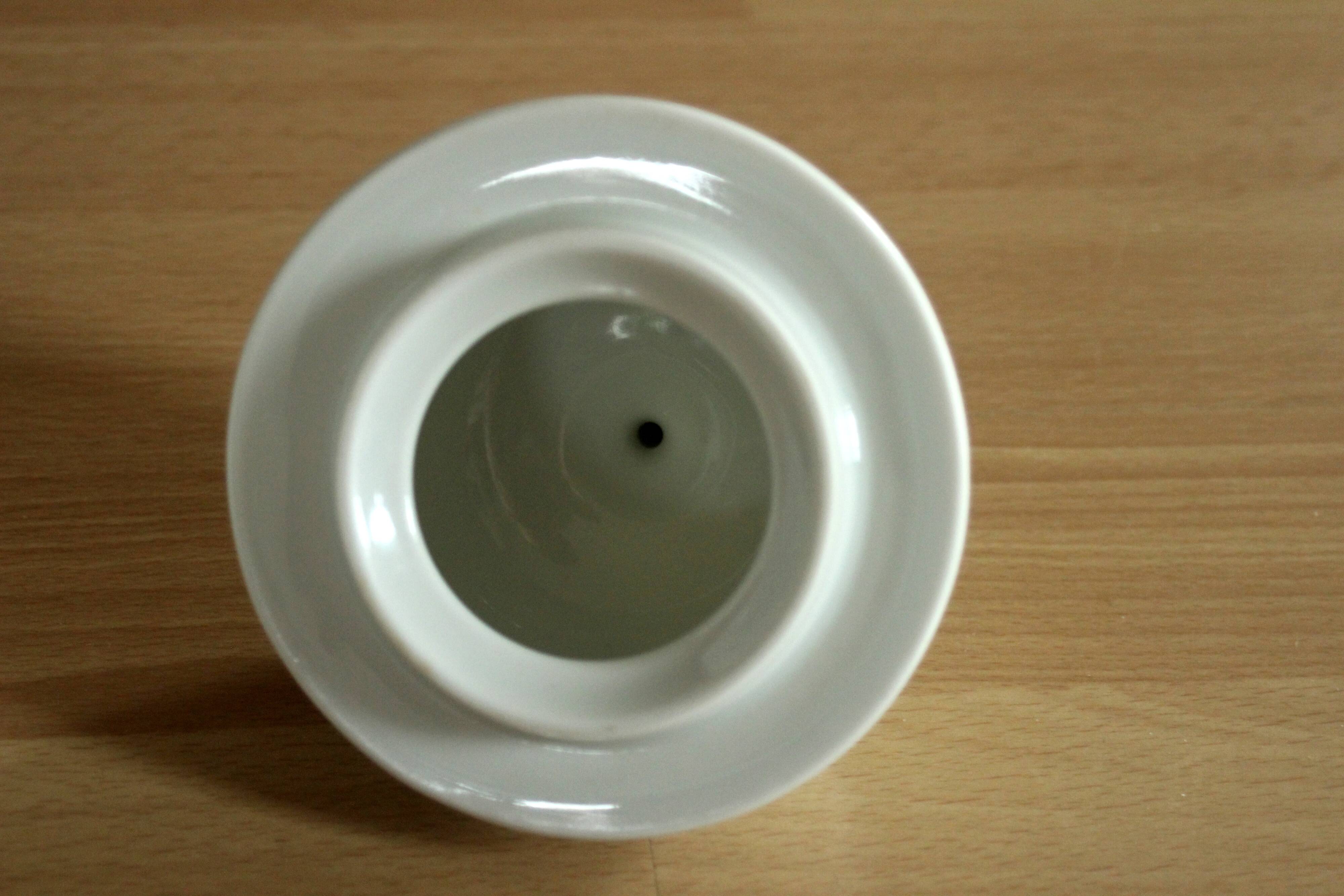 Handmade white lidded porcelain vase by Royal Bavaria KPM - Vintage