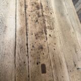 Antique solid oak craft table with drawers