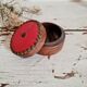 Antique wood jewelry box