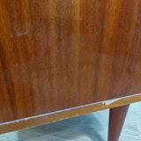 Vintage mahogany veneer chest of drawers