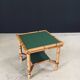 Mediterranean Bamboo Side Table in the style of Audoux Minet, France, 1950s