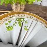 Yellow vintage mirror