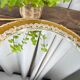 Miroir vintage jaune