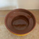Vintage yellow seventies ceramic bowl