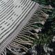 Geometric Swedish Rya Wool Rug In Green Tones 80x150cm