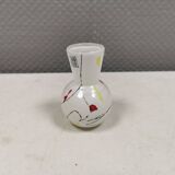 Magnifique vase en trou de serrure de la verrerie Anna Flohr