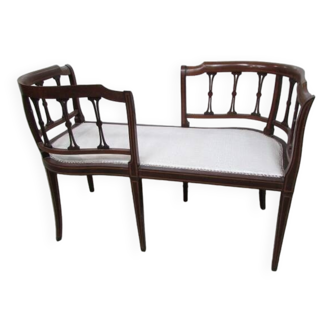 Banquette confident Art Nouveau