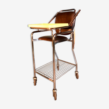 Chaise haute enfant caddie 1970s