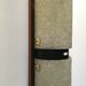 Floor lamp 60s rosewood and granite resin totem
