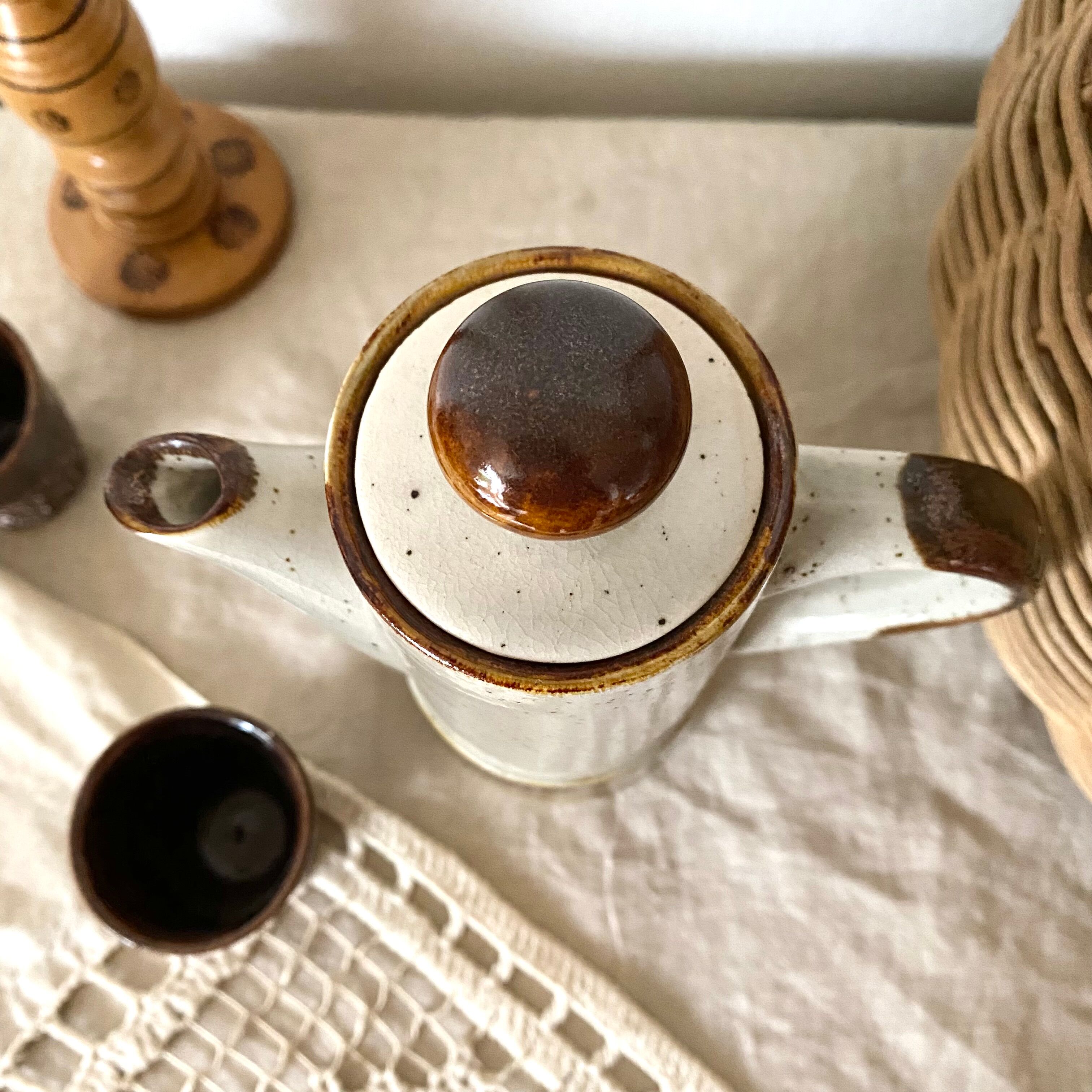 Vintage teapot for one person