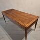 Antique French oak dining table with pine top – 19th century