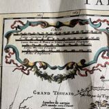 Old map of Mexico and Florida signed Guillaume de l'Isle and dated 1722
