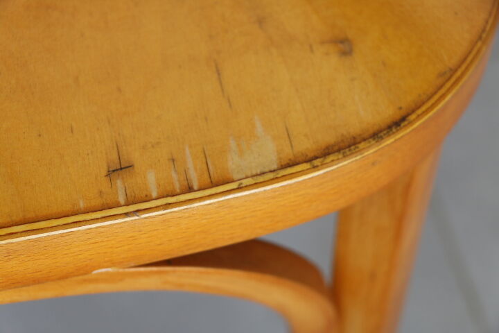 Baumann light beech armchair