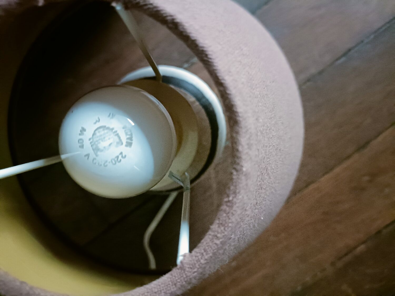 Lampe de chevet 60', grès et céramique