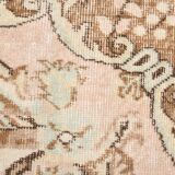 5x8 Brown & Cream Handmade Oriental Turkish Rug,166x252Cm