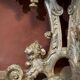 Italian Sculptural Silver Mecca Gilding Console Tables, Set of 2