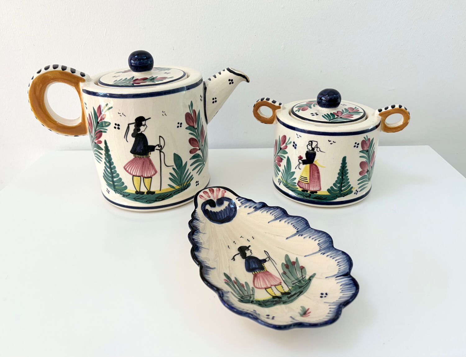 Ravier Coupelle 1930 in Quimper earthenware - HB Henriot