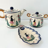 Ravier Coupelle 1930 in Quimper earthenware - HB Henriot