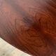 Vintage Scandinavian round table in Rio rosewood