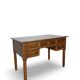 Italian pine wood centre writing desk from the 1960s, a reproduction o