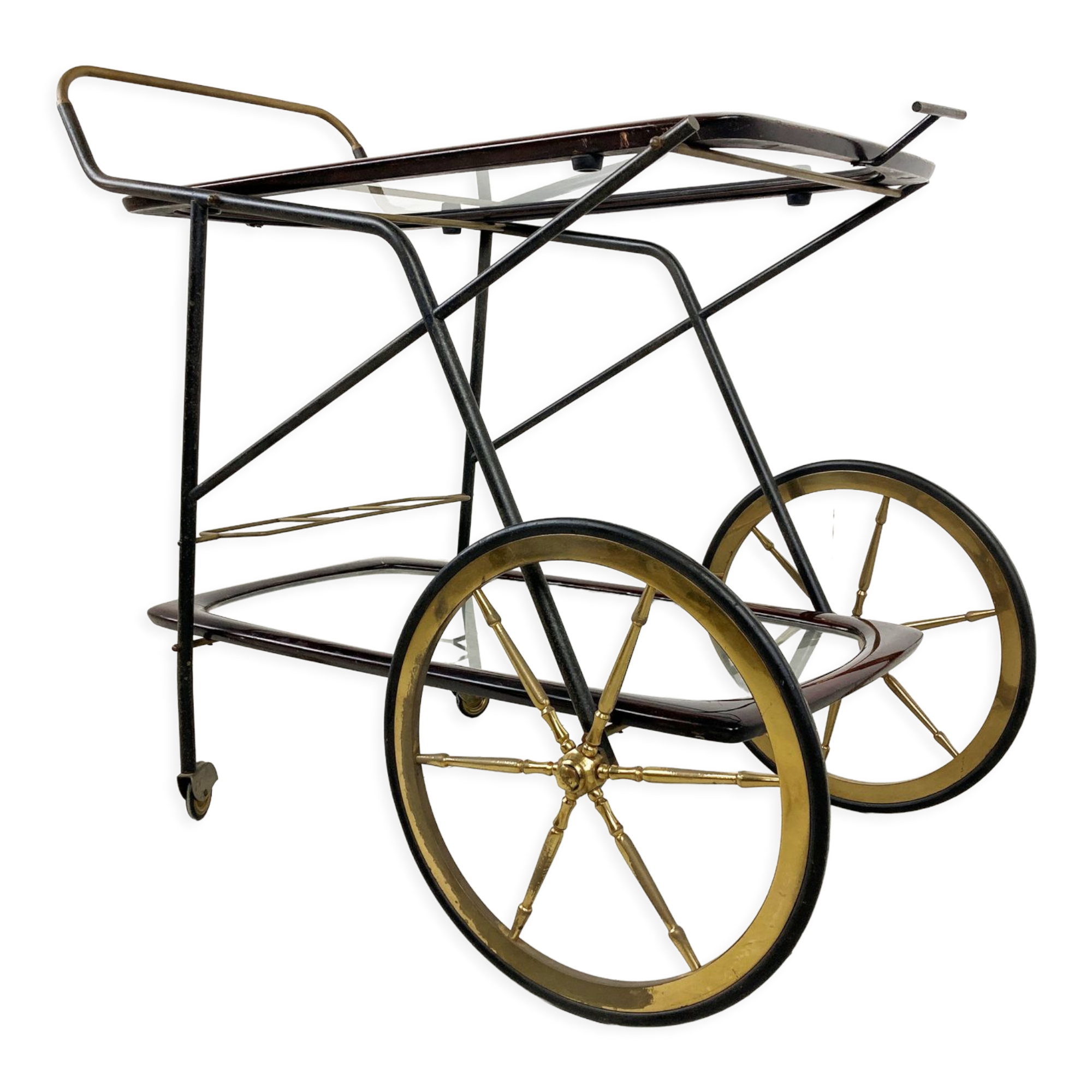 Vintage italian serving trolley, 1950s