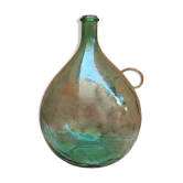 Demijohn old bubbled glass - 15 liters - height 42 cm ( c)