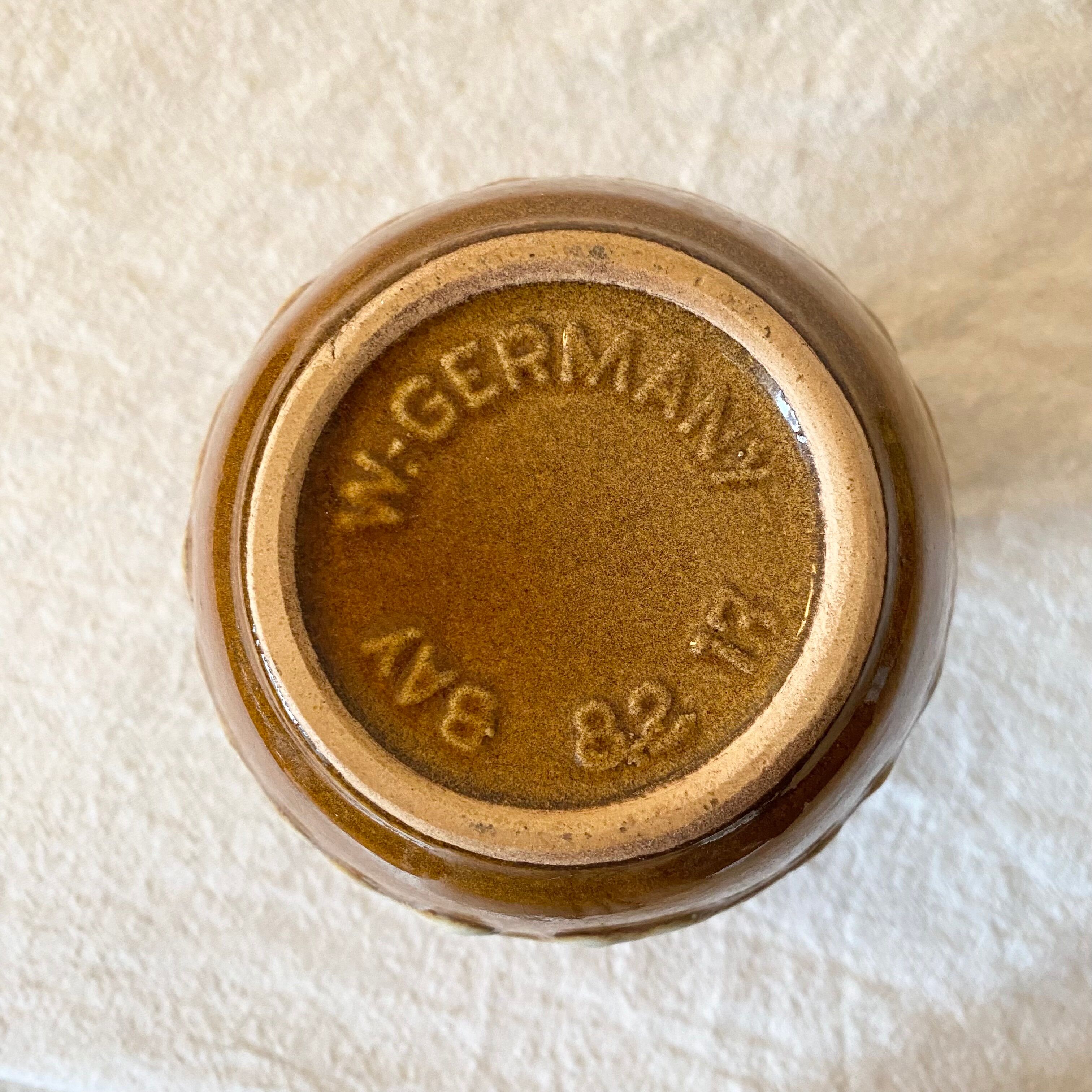 W.Germany ceramic vase (fat lava)