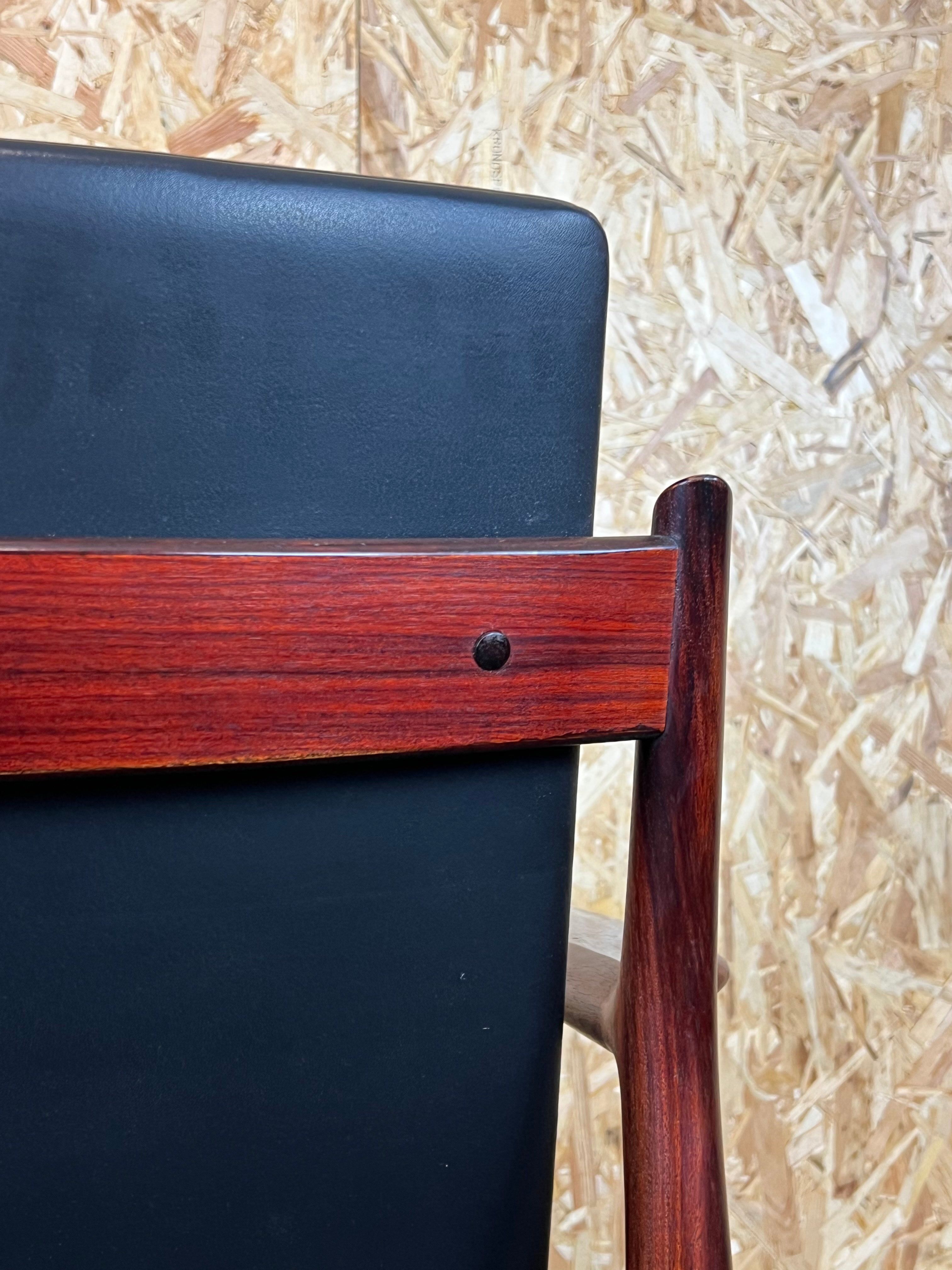 60s 70s dining chair arm chair Arne Vodder for Sibast Furniture Danish design Denmark 60s