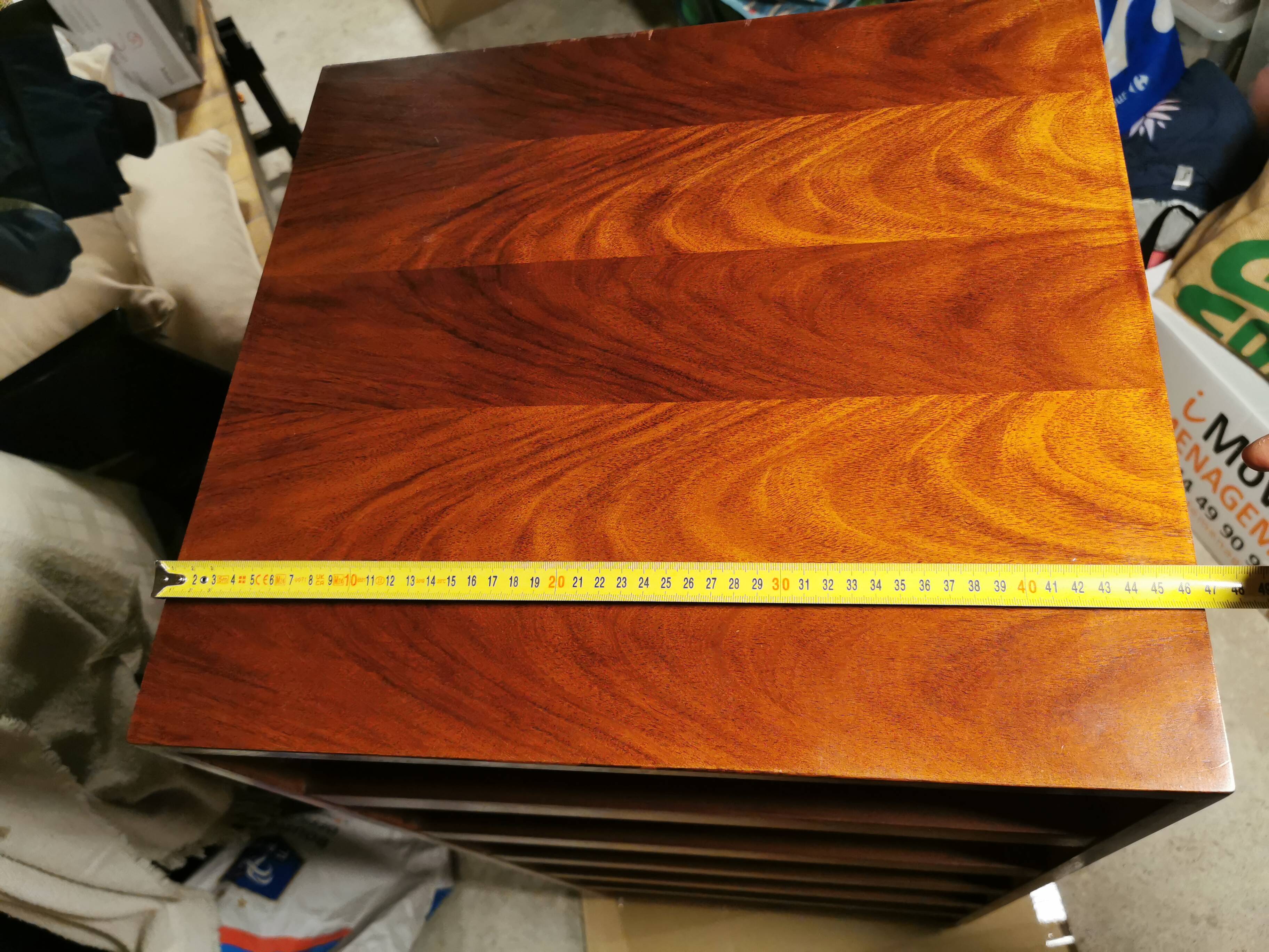 Meuble scandinave vintage chiffonnier teck Arne Wahk Iversen