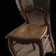 Vintage adult wicker chair