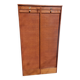 Double curtain filing cabinet