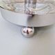 Large table lamp in blown honeycomb glass, 1970.