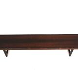 Banc "Krobo" en palissandre, Torbjørn Afdal pour Bruksbo, Norvège, 1960
