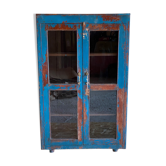 Glass cabinet in old teak