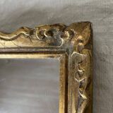 Small molded gilded mirror