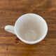 Aubusson earthenware cup and saucer from Sarreguemines FRANCE