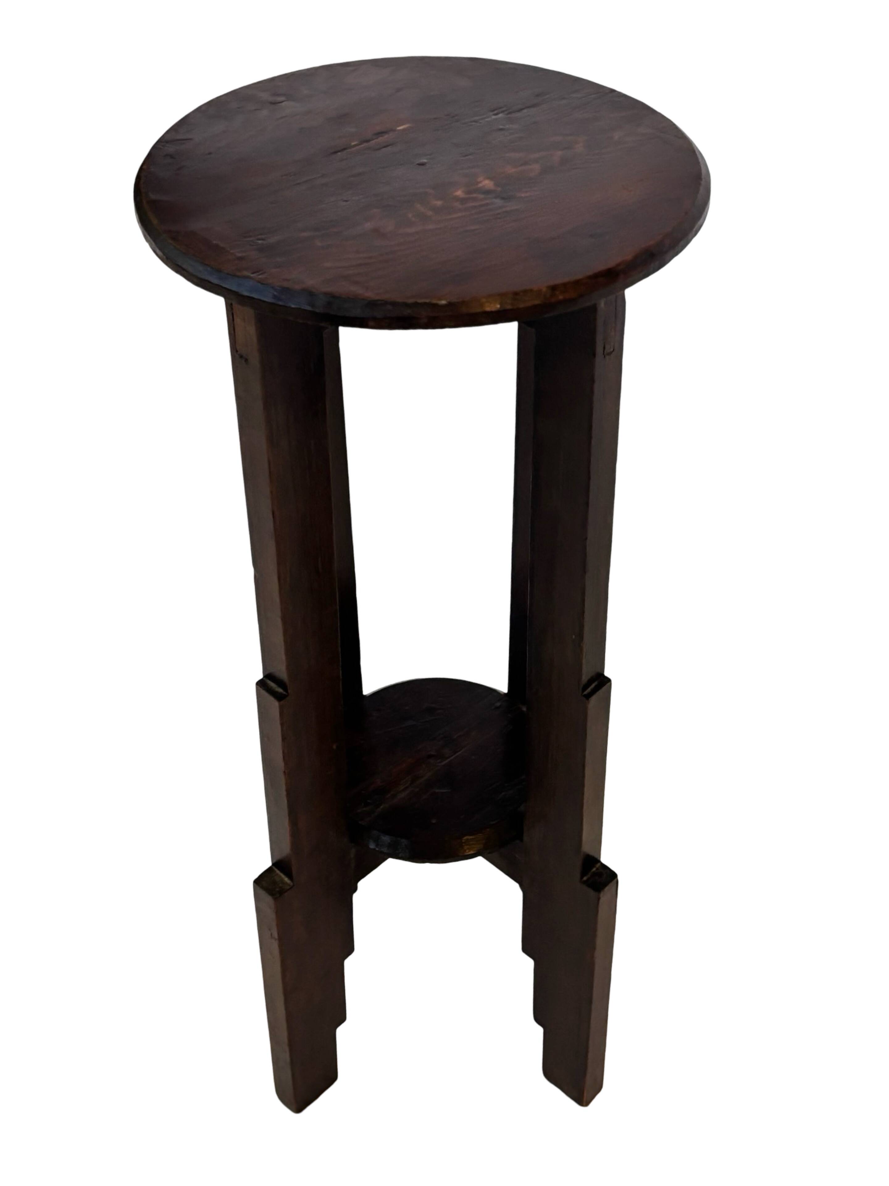 Support de plante Art Déco table d'appoint design École d'Amsterdam minimaliste