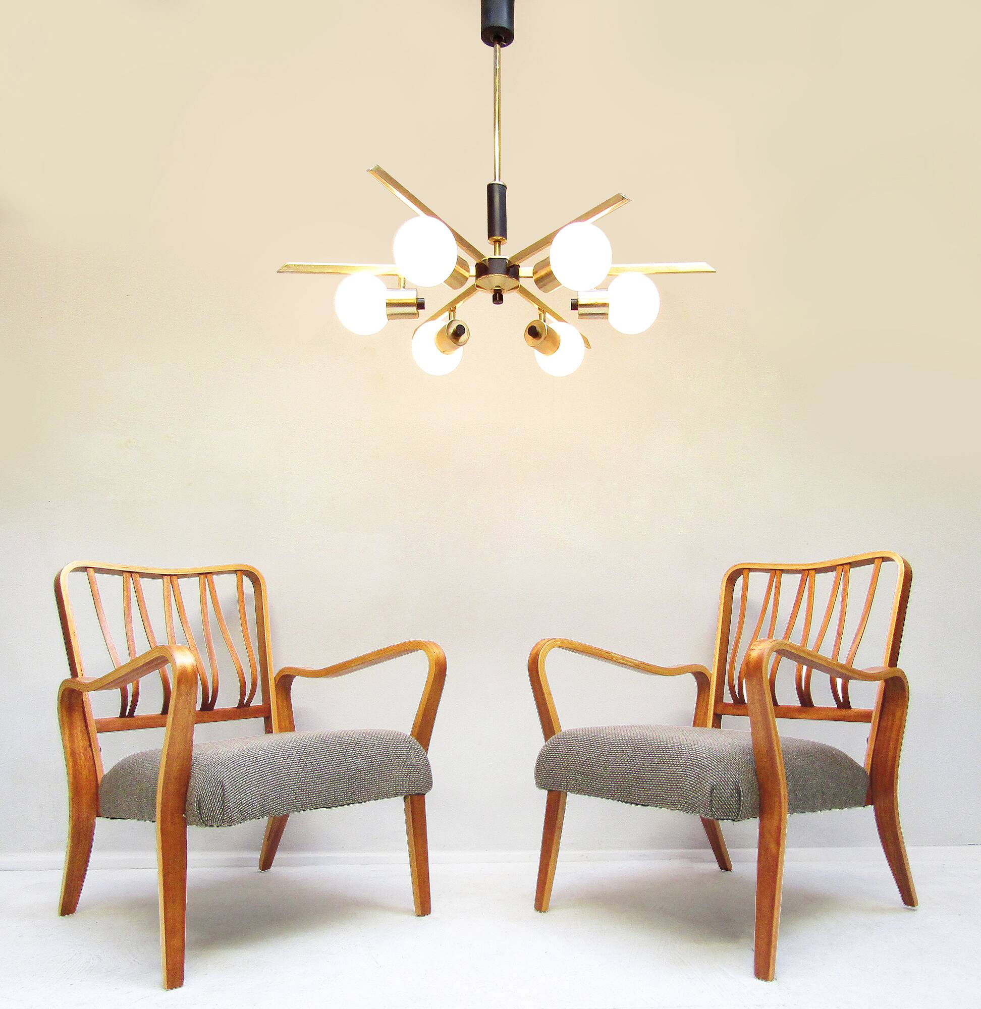 Two 1950s "Linden" Lounge Chairs in Teak by G A Jenkins
