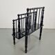 Antique Wooden Bobbin Canterbury Magazine Rack, 1890