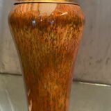 Porcelain vase signed Sèvres on bronze frame