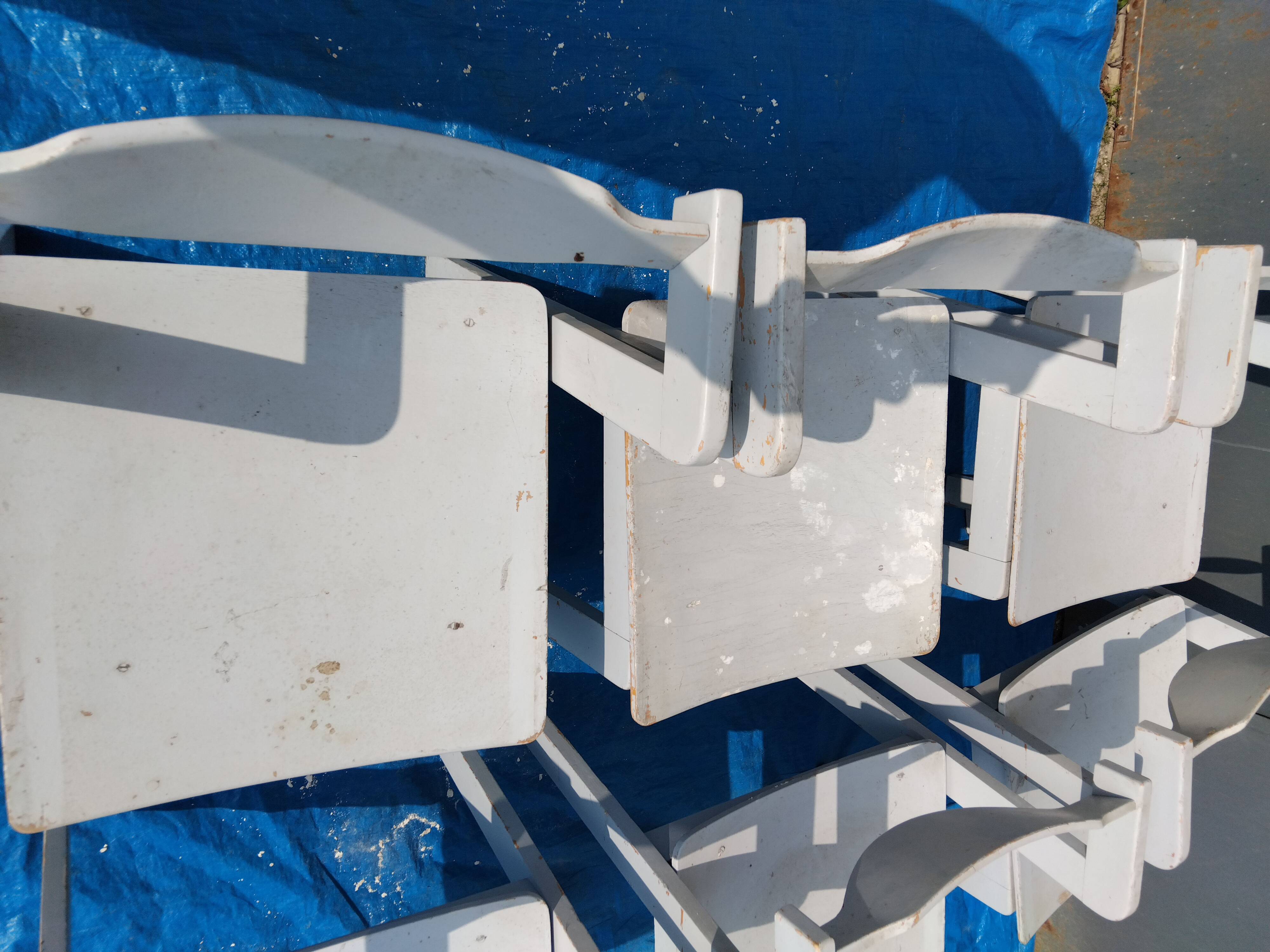 6 vintage Scandinavian design chairs