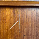 Danish vintage chest of drawers in teak