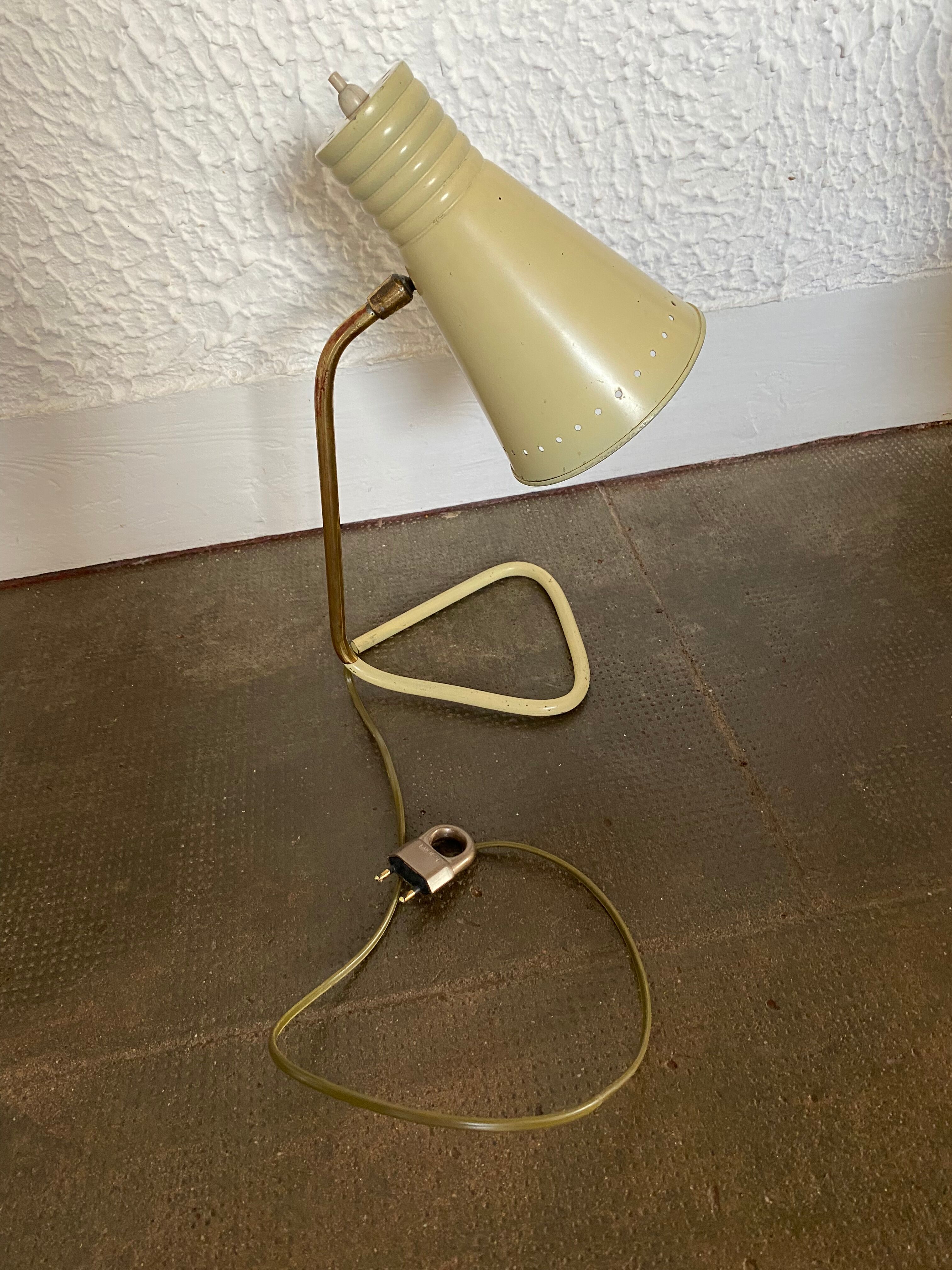 Vintage casserole lamp