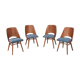 Suite of 4 chairs 515 Oswald Haerdtl's  for Thonet